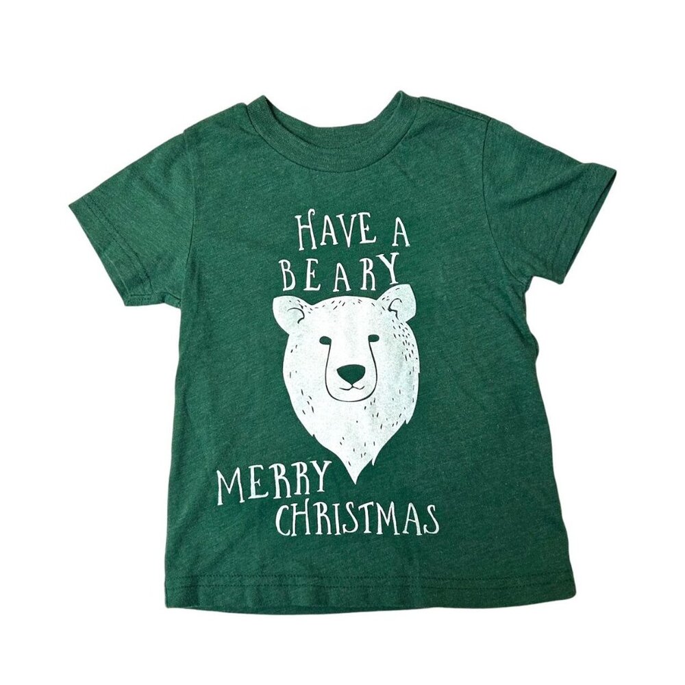 Small Shop Beary Merry Christmas Tee